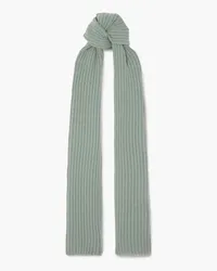 arch4 Nancy ribbed cashmere scarf - Green Green