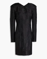 Day Birger et Mikkelsen Dawson crinkled satin-jacquard mini dress - Black Black