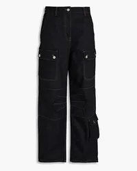 ROTATE Birger Christensen High-rise straight-leg jeans - Black Black