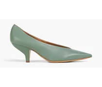 Leather pumps - Green