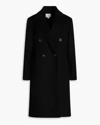 Vince Double-breasted wool-blend coat - Black Black