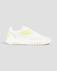 MSGM Perforated leather sneakers - White White