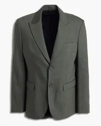 Joseph Cannes wool-blend flannel blazer - Green Green