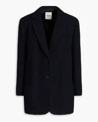 Sandro Bouclé-tweed blazer - Blue Blue