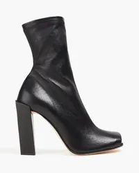 Victoria Beckham Leather ankle boots - Black Black