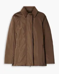 KASSL Corduroy-trimmed padded shell jacket - Brown Brown