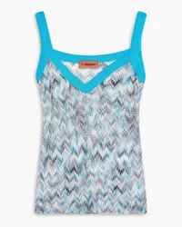 Missoni Crochet-knit top - Blue Blue