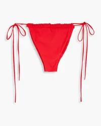 Magda Butrym Tie-detailed low-rise bikini briefs - Red Red