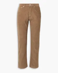 Fortela John cotton-corduroy straight-leg pants - Brown Brown