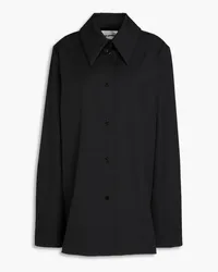 Jil Sander Wool-twill shirt - Black Black