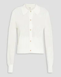 Frame Denim Pointelle-knit cardigan - White White