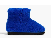 Ryder faux fur ankle boots - Blue
