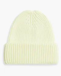 CORDOVA Ribbed wool beanie - Yellow Yellow