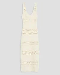 Solid and Striped The Rhoda cutout crocheted cotton midi dress - White White