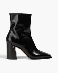 Jimmy Choo Bryelle 85 glossed-leather ankle boots - Black Black