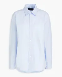 Nili Lotan Raphael cotton-poplin shirt - Blue Blue