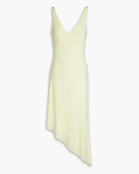 ROTATE Birger Christensen Gosha asymmetric jersey midi dress - Yellow Yellow