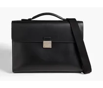 Leather briefcase - Black