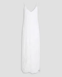 Rag & Bone Embroidered ramie maxi dress - White White