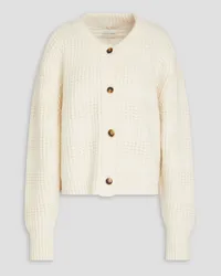 Loulou Studio Oversized ribbed cashmere cardigan - White White