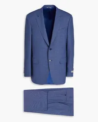 Canali Slim-fit wool suit - Blue Blue