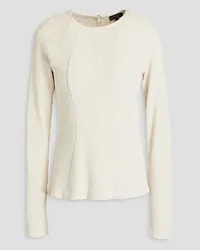 Rag & Bone Mélange ribbed-knit top - White White