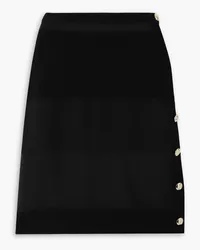 Proenza Schouler Button-embellished chiffon skirt - Black Black