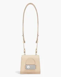 Maison Margiela Textured-leather shoulder bag - Neutral Neutral