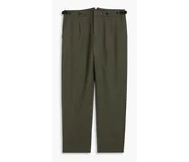Chester wool-twill pants - Green