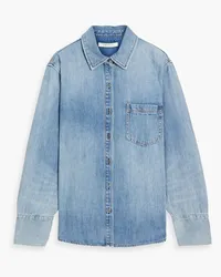 Alice + Olivia Alice Olivia - Finely faded denim shirt - Blue Blue