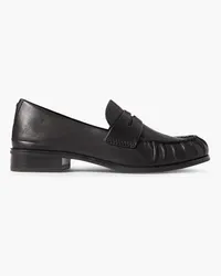 Rag & Bone Sid textured-leather loafers - Black Black