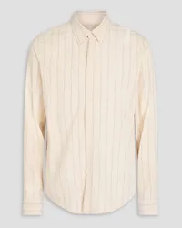 Sandro Pinstriped woven shirt - White White