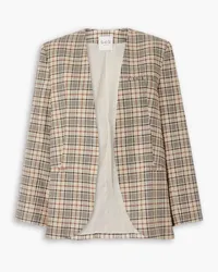 Sea Beatriz checked jacquard blazer - Neutral Neutral