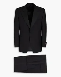 Canali Wool suit - Black Black