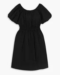 Molly Goddard Honey cotton mini dress - Black Black