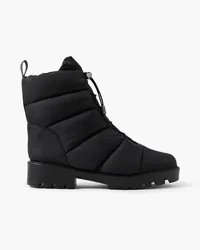 Porte & Paire Quilted shell ankle boots - Black Black