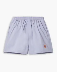 Tory Sport Embroidered shell shorts - Purple Purple