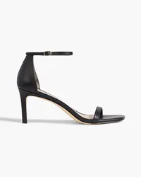 Stuart Weitzman Amelina 75 leather sandals - Black Black