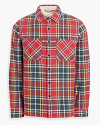 Alex Mill Checked cotton-flannel shirt - Red Red