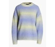Holly dégradé alpaca-blend sweater - Purple