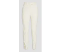 Crepe skinny pants - White