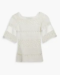 Zimmermann Crocheted cotton top - White White