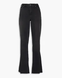 Paige Mid-rise wide-leg jeans - Black Black