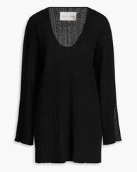 By Malene Birger Irisandra ribbed-knit sweater - Black Black