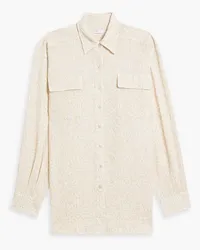 Rosetta Getty Embroidered gauze shirt - White White