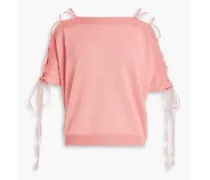 Garavani - Cutout cashmere sweater - Pink