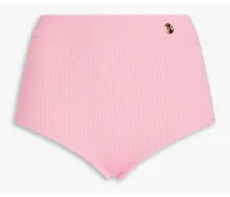 Ribbed cashmere-blend shorts - Pink