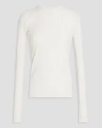 Enza Costa Ribbed-knit top - White White