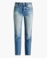 Acne Studios High-rise straight-leg jeans - Blue Blue