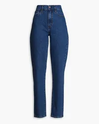 Nobody Denim Andi high-rise tapered jeans - Blue Blue